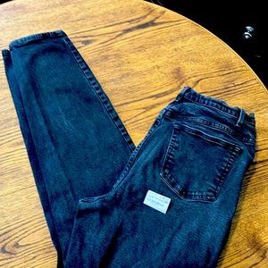 Black jeans size 20 33 length/Just My Size, stretch used in good condition.